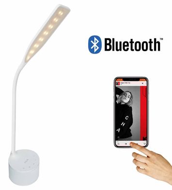 Настільна лампа NOUS S7 з Bluetooth колонкою White, ціна | Фото