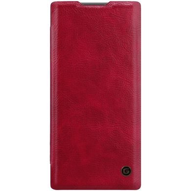 Шкіряний чохол книжка G-Case Vintage Business Series для Samsung Galaxy Note 10 Plus - Червоний, ціна | Фото