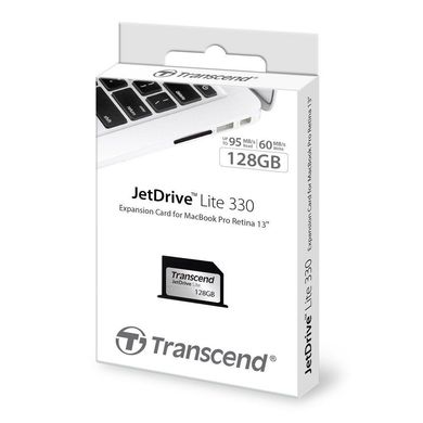 Карта памяти Transcend JetDrive Lite 128GB Retina MacBook Pro 13' Late 2012-Early 2015 (TS128GJDL330), цена | Фото