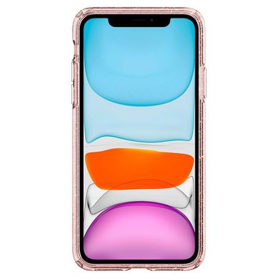 Чехол Spigen для iPhone 11 Liquid Crystal Glitter, Rose Quartz, цена | Фото