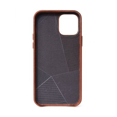 Кожаный чехол-накладка Decoded Back Cover для iPhone 12 Pro Max из итальянской кожи - Brown (D20IPO67BC2CBN), цена | Фото
