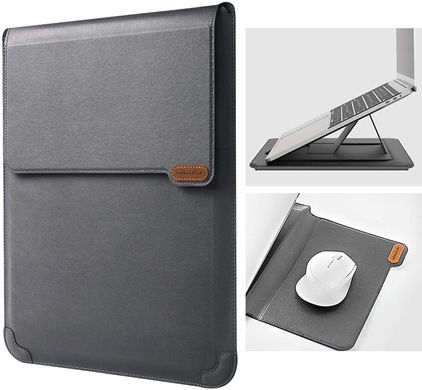 Чехол с подставкой Nillkin Versatile Laptop Sleeve for MacBook 14" - Gray, цена | Фото