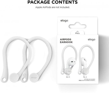 Держатель Elago Earhook White for Airpods (EAP-HOOKS-WH), цена | Фото