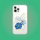 Силіконовий прозорий чохол Oriental Case Ukraine Lover (Барвінок) для iPhone 15 Pro Max