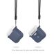 Чехол для Apple AirPods со съемным зажимом для ремня AHASTYLE Detachable Belt Clip Case for Apple AirPods - Navy Blue (AHA-01050-NBL), цена | Фото 5