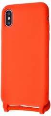 Чехол с ремешком STR Lanyard Case (TPU) iPhone X/Xs - Yellow, цена | Фото