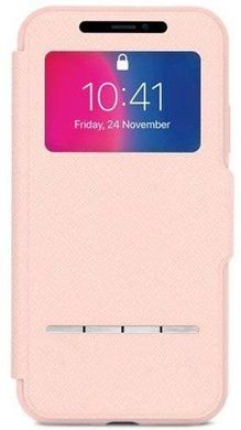 Чехол Moshi Sensecover Slim Portfolio Case with Touch Cover Luna Pink for iPhone X (99MO072309), цена | Фото