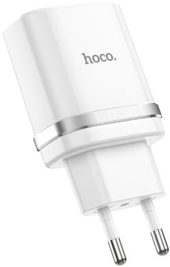 Зарядний пристрій Hoco С12Q Smart QC3.0 1USB - White, ціна | Фото