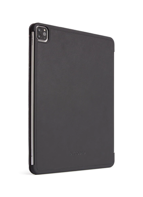 Шкіряний чохол-книжка Decoded Slim Cover для iPad Pro 12.9" (2018 | 2020 | 2021) з італійської шкіри - Black (D21IPAP129SC2BK), ціна | Фото