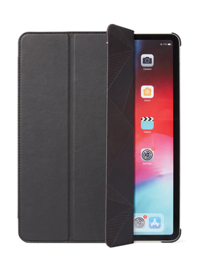 Кожаный чехол-книжка Decoded Slim Cover для iPad Pro 12.9" (2018 | 2020 | 2021) из итальянской кожи - Black (D21IPAP129SC2BK), цена | Фото