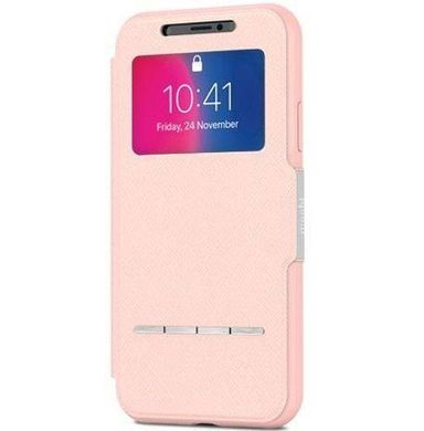Чохол Moshi Sensecover Slim Portfolio Case with Touch Cover Luna Pink for iPhone X (99MO072309), ціна | Фото