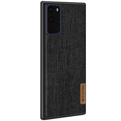 Накладка G-Case Textiles Dark series для Samsung Galaxy S20 - Чорний, ціна | Фото