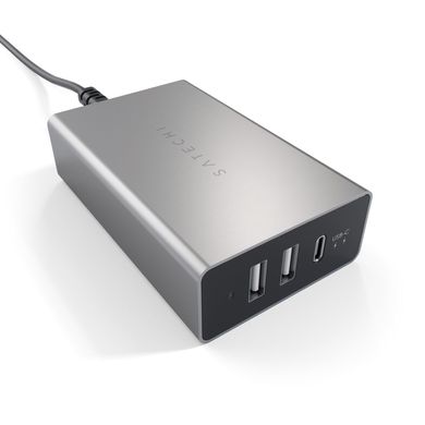 Зарядное устройство Satechi USB-C 40W Travel Charger Space Gray (ST-ACCAM), цена | Фото
