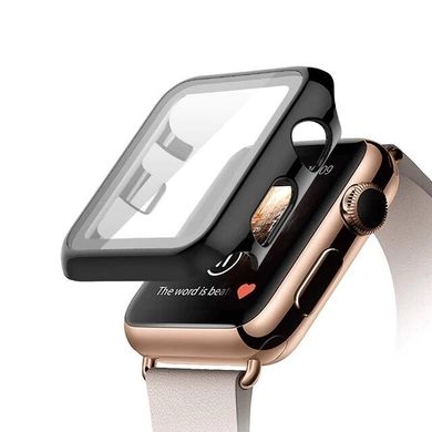 Чехол с защитным стеклом STR для Apple Watch 40 mm - Прозрачный, цена | Фото