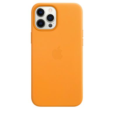 Чехол MIC Leather Case for iPhone 12/12 Pro (с MagSafe) - Black, цена | Фото