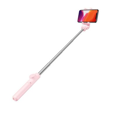 Монопод Baseus Fully Folding Lovely Bluetooth Folding Bracket - Pink (SUDYZP-E04), цена | Фото