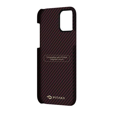 Чохол Pitaka MagEZ Case Plain Black/Red for iPhone 12 Pro Max (KI1204PM), ціна | Фото