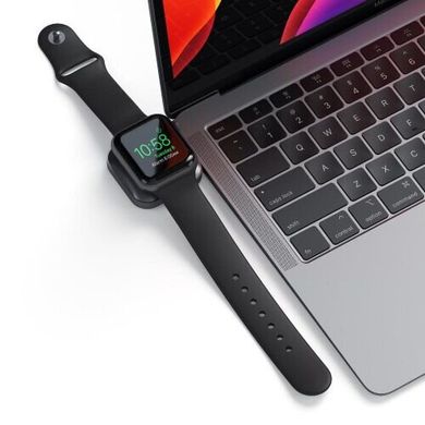 Док-станція Satechi Type-C Magnetic Charging Dock for Apple Watch Space Gray (ST-TCMCAWM), ціна | Фото