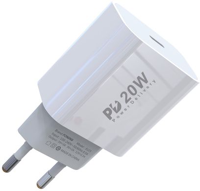 Зарядное устройство FONENG EU23 (PD / 20W) - White, цена | Фото