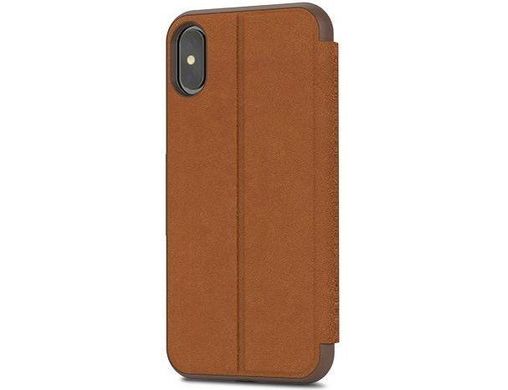 Чехол Moshi Sensecover Slim Portfolio Case with Touch Cover Caramel Brown for iPhone X (99MO072731), цена | Фото