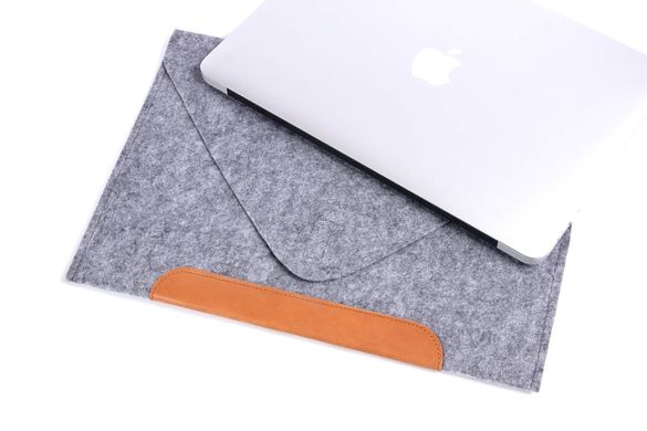 Чохол-конверт Gmakin для MacBook 12 - Brown (GM10-12), ціна | Фото