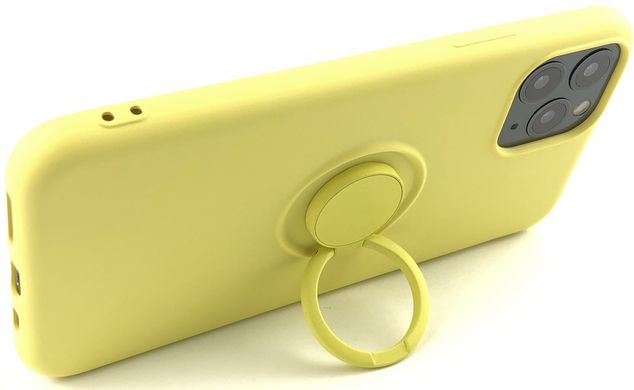 Чехол с кольцом-держателем MIC Ring Holder для IPhone 11 Pro - Yellow, цена | Фото