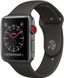 Apple Watch Series 3 (GPS + LTE) 42mm Space Gray Aluminum Case with Gray Sport Band, цена | Фото 1
