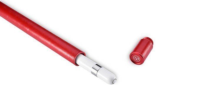 Чохол для Apple Pencil iCarer Microfiber Leather - Red (IBT001-RD), ціна | Фото