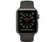 Apple Watch Series 3 (GPS + LTE) 42mm Space Gray Aluminum Case with Gray Sport Band, цена | Фото 2