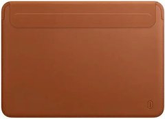 Кожаный чехол-папка WIWU Skin Pro 2 for MacBook Air 15 (2023) - Brown