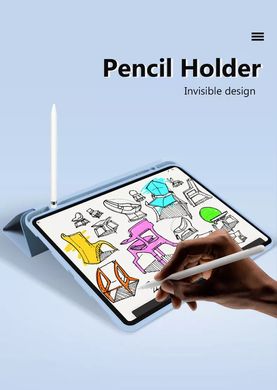 Чохол-книжка з тримачем для стілуса STR Trifold Pencil Holder Case PU Leather for iPad 10th Gen 10.9 (2022) - Black, ціна | Фото