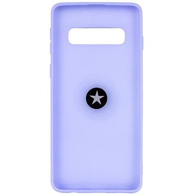 TPU чохол Summer ColorRing під магнітний тримач для Samsung Galaxy S10 - Салатовий, ціна | Фото