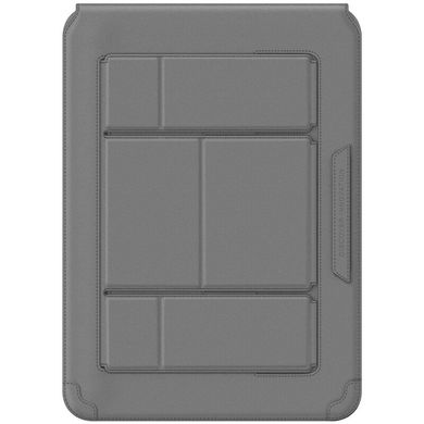 Шкіряний чохол-конверт з підставкою Nillkin Versatile Laptop Sleeve for MacBook 16" - Gray, ціна | Фото