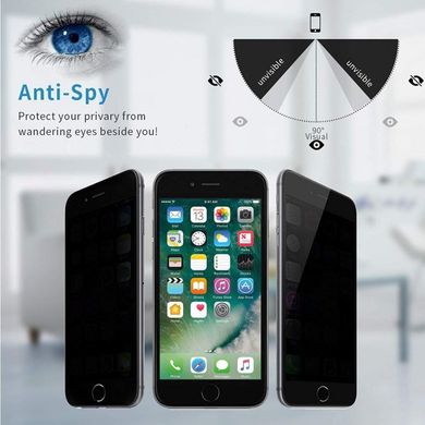 Захисне скло Анти-шпион MIC Privacy 5D Full-Screen для iPhone 12 | 12 Pro, ціна | Фото