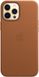 Чехол MIC Leather Case for iPhone 12/12 Pro (с MagSafe) - Black, цена | Фото 1