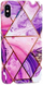 Чехол STR Geometric Marble для iPhone 7/8/SE (2020) - Pink/Gray, цена | Фото 1