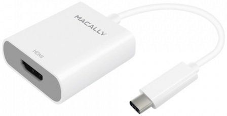 Адаптер Macally USB-C - HDMI (4K@60 Hz) White (UCH4K60), ціна | Фото
