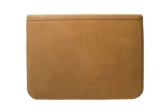 Кожаный чехол ручной работы для MacBook - Желтый (03003), цена | Фото
