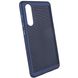 Ультратонкий дышащий чехол Grid case для Huawei P30 - Темно-синий, цена | Фото 3