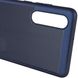 Ультратонкий дышащий чехол Grid case для Huawei P30 - Темно-синий, цена | Фото 5