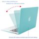 Накладка Mosiso Crystal Matte Hard Case for MacBook Air 13 - Serenity Blue (MO-HC-MA13-SB), цена | Фото 5