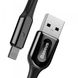 Кабель Baseus X-shaped USB to Lightning Cable 1m 2.4A - Silver (CALXD-B01), цена | Фото 1