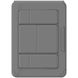 Шкіряний чохол-конверт з підставкою Nillkin Versatile Laptop Sleeve for MacBook 16" - Gray, ціна | Фото 3