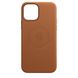 Чехол MIC Leather Case for iPhone 12/12 Pro (с MagSafe) - Black, цена | Фото 4