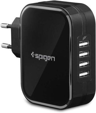 Зарядний пристрій Spigen F401 USB, White, ціна | Фото