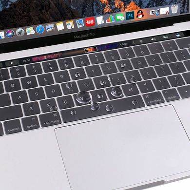 Накладка на клавіатуру STR для MacBook Pro 13/15 (2016-2019) - Прозора US (c TouchBar), ціна | Фото