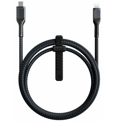 Кабель Nomad USB-C to Lightning Cable Cable Black (1.5 m) (NM01912B00), цена | Фото