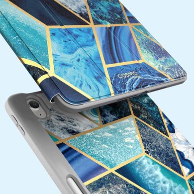 Противоударный чехол-книжка с защитой экрана i-Blason [Cosmo] Full-Body Case for iPad Air 4 10.9 (2020) - Purple, цена | Фото
