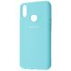 Чохол Silicone Cover Full Protective (AA) для Samsung Galaxy A10s - Бірюзовий / Ice Blue, ціна | Фото