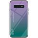 TPU+Glass чехол Gradient HELLO для Samsung Galaxy S10e - Фиолетовый, цена | Фото